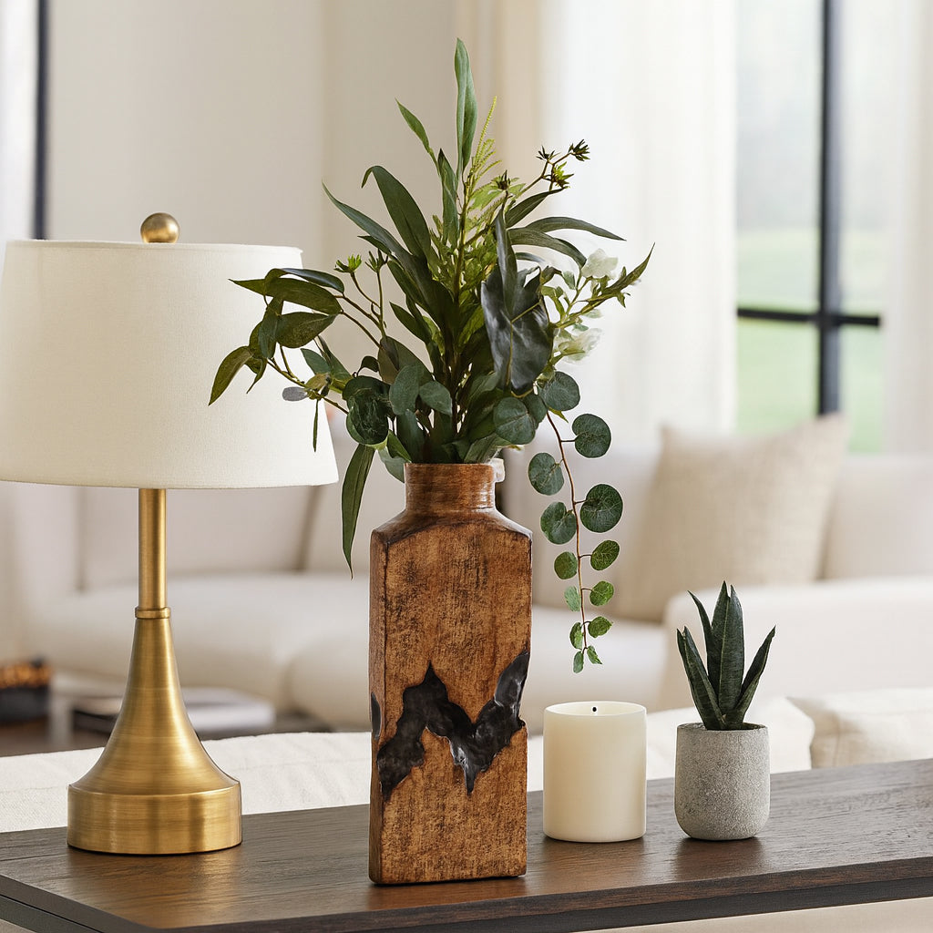 Haldenmill Gold/Brown Medium Vase