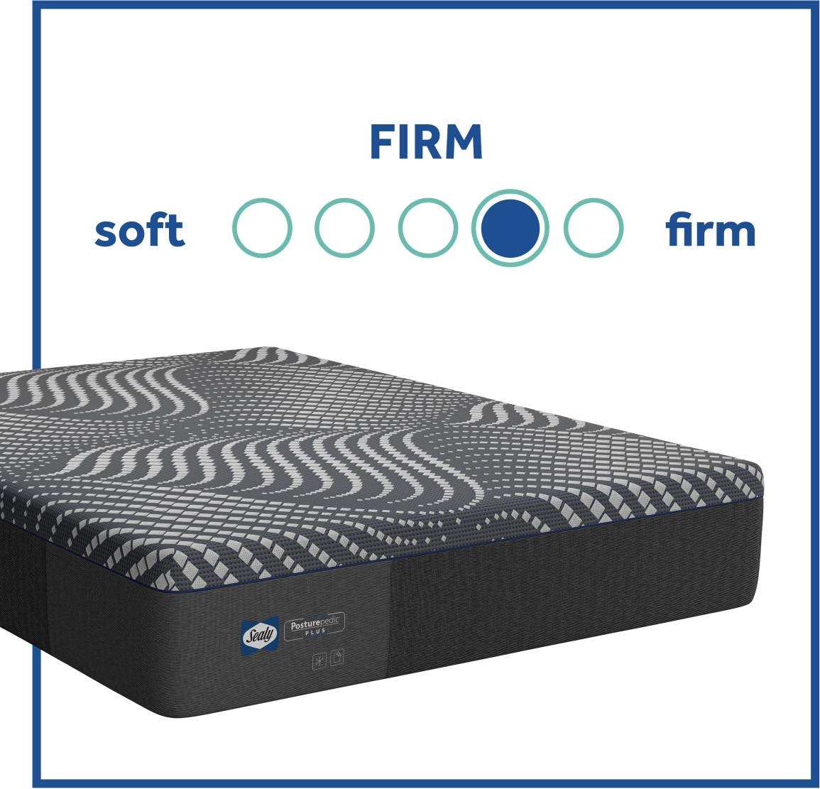 Sealy® Posturepedic® Plus Albany Gel Memory Foam Firm Mattress - Ornate Home