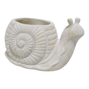 Kagel Canyon Tan Snail Planter