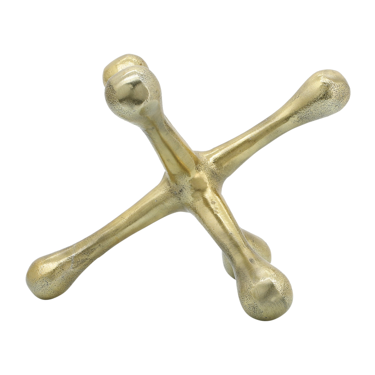 Devon Gold Metal Jacks Sculpture Decor - 12860-01EC