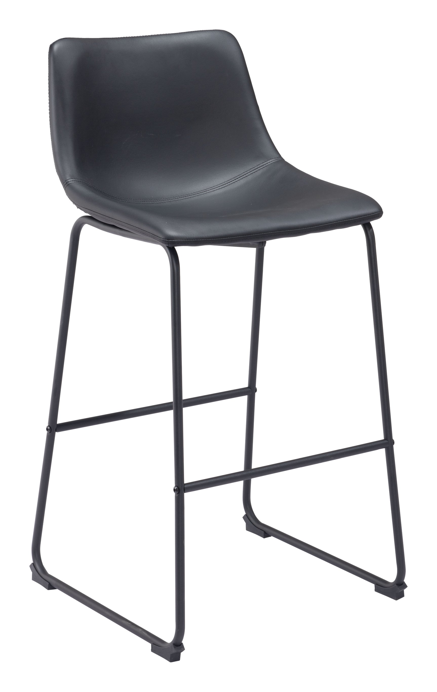 Smart Black Barstool (Set of 2)