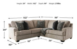 (Online Special Price) Bovarian Stone 2pc LAF Sectional - Ornate Home