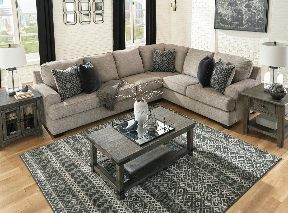 (Online Special Price) Bovarian Stone 3pc LAF Sectional - Ornate Home