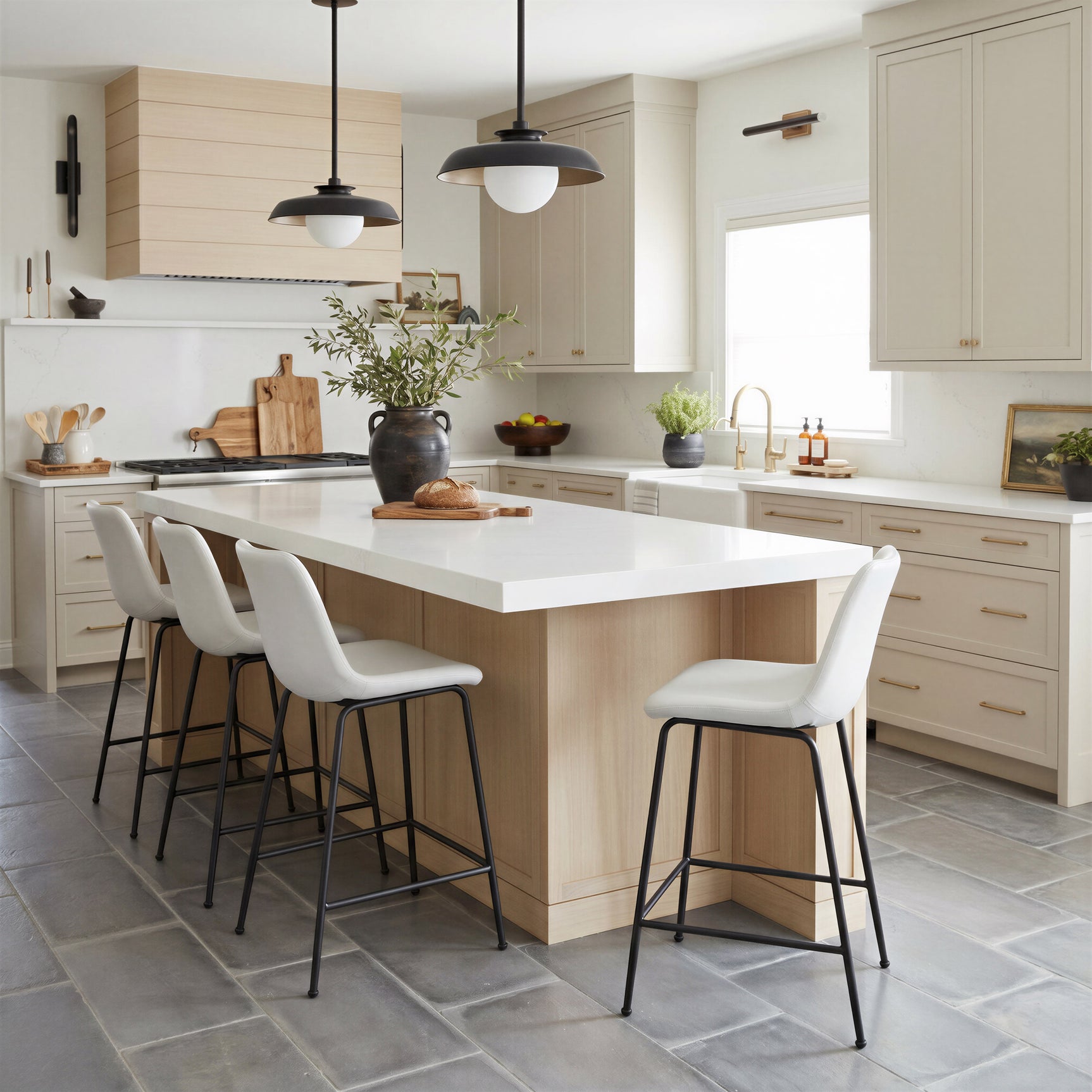 Byron White Counter Stool