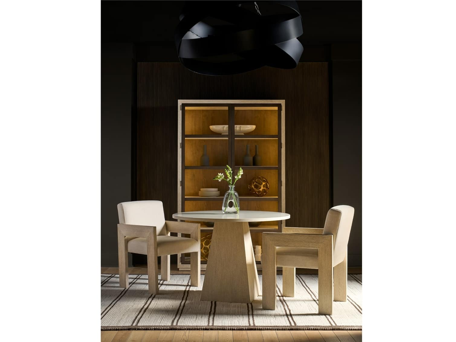 Modern Mist/Levi Oyster Arm Chair (Set of 2)
