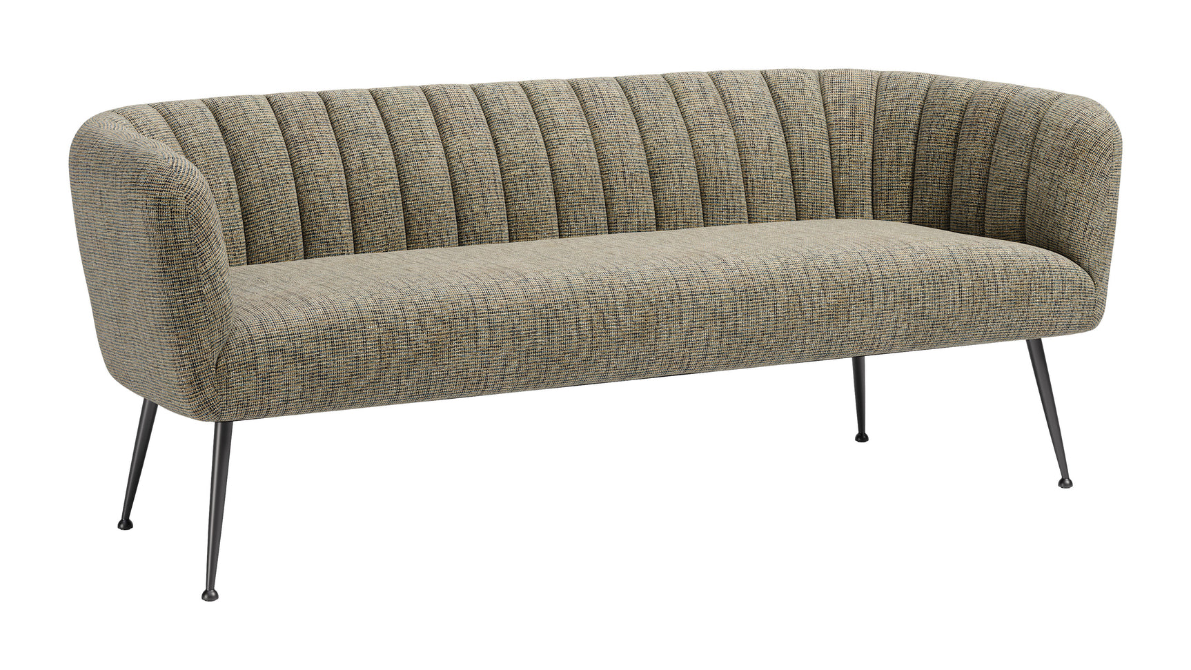 Deco Green Tweed Sofa
