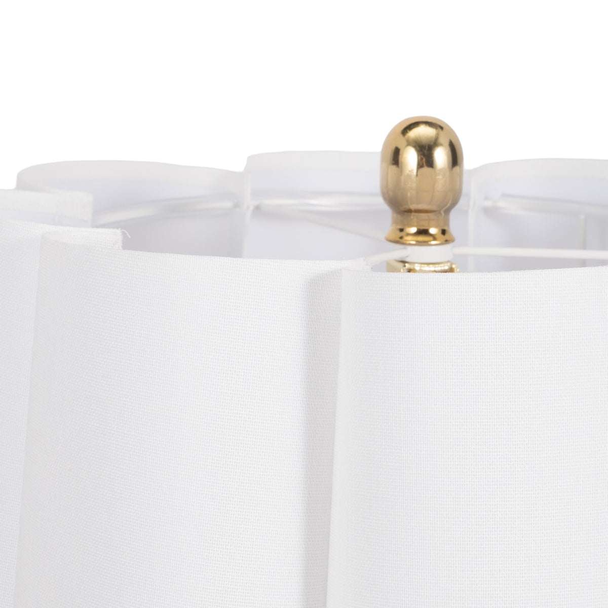 Dow Cream Floral Applique Table Lamp
