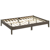 Skyler Gray Platform Bed Frame - Ornate Home