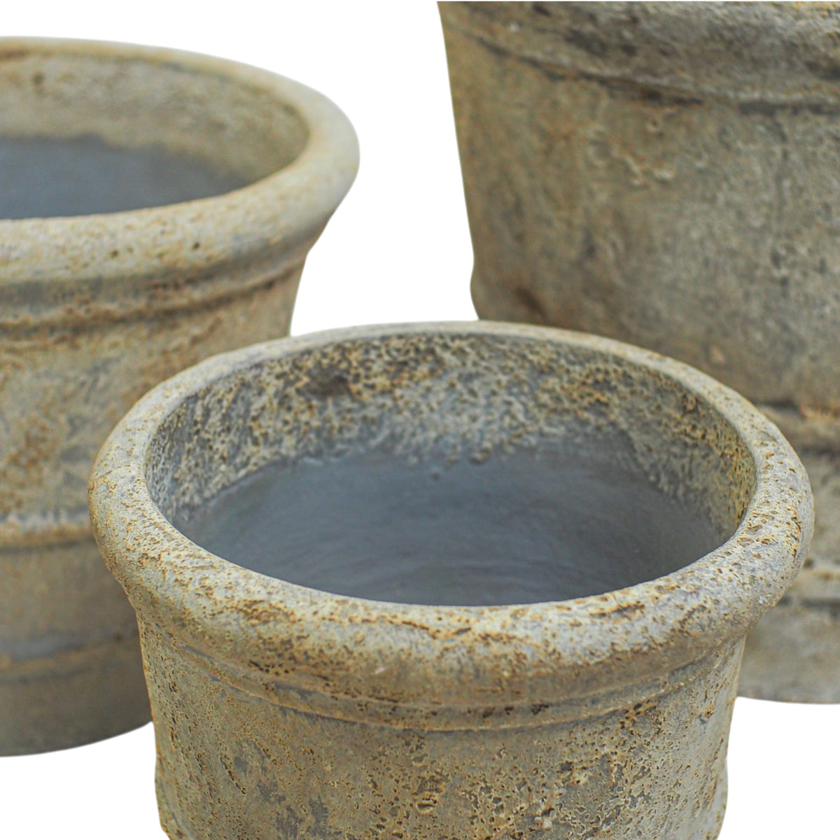 Ocotillo Tan Terracotta Planters (Set of 3)