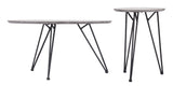 Kerris Gray & Black Coffee Table Set (2-Piece)