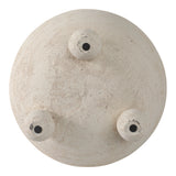 Wrightwood Ivory Textured Rounded Planter on Ball Feet