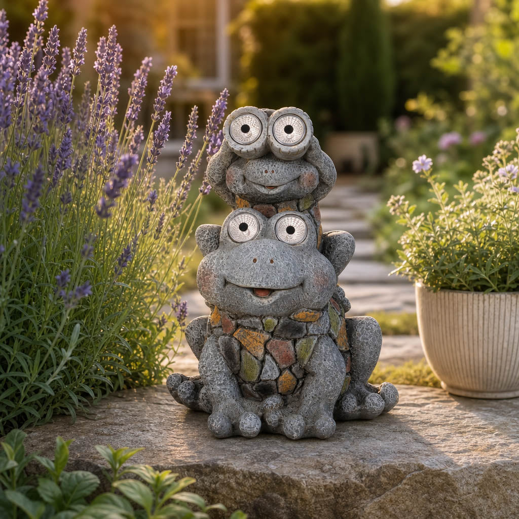 Finchrun Gray/Green/Yellow Garden Statuary - 20292EC