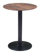 Alto Brown & Black Bistro Table