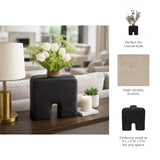Emmaton Black Large Ecomix Abstract Vase