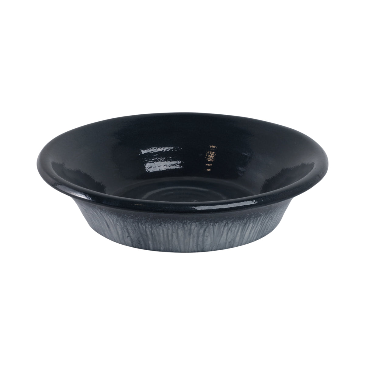 Fairhaven Blue Reactive Finish Tapered Bowl
