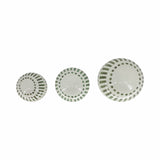Crabtree Dark Sage Green Ceramic Orbs (Set of 3)
