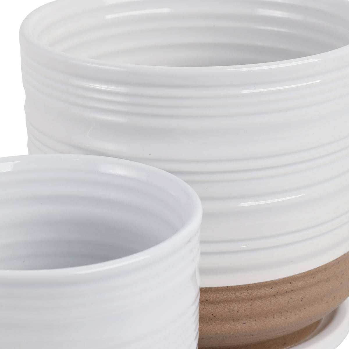 Fionaoak Ivory/White/Tan Planters (Set of 2)