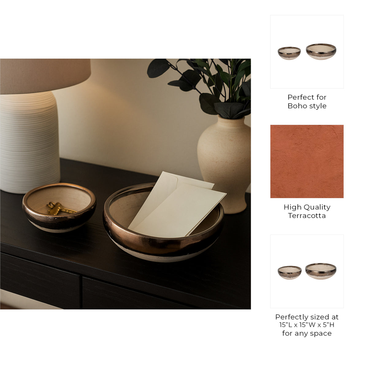 Danforthmill Gray Bowls (Set of 2)