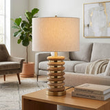 Blantonburn Brown/Gold/Ivory Lamp