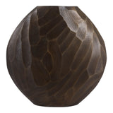 Arlencliff Antique Brass/Bronze Large Hammered Metal Vase