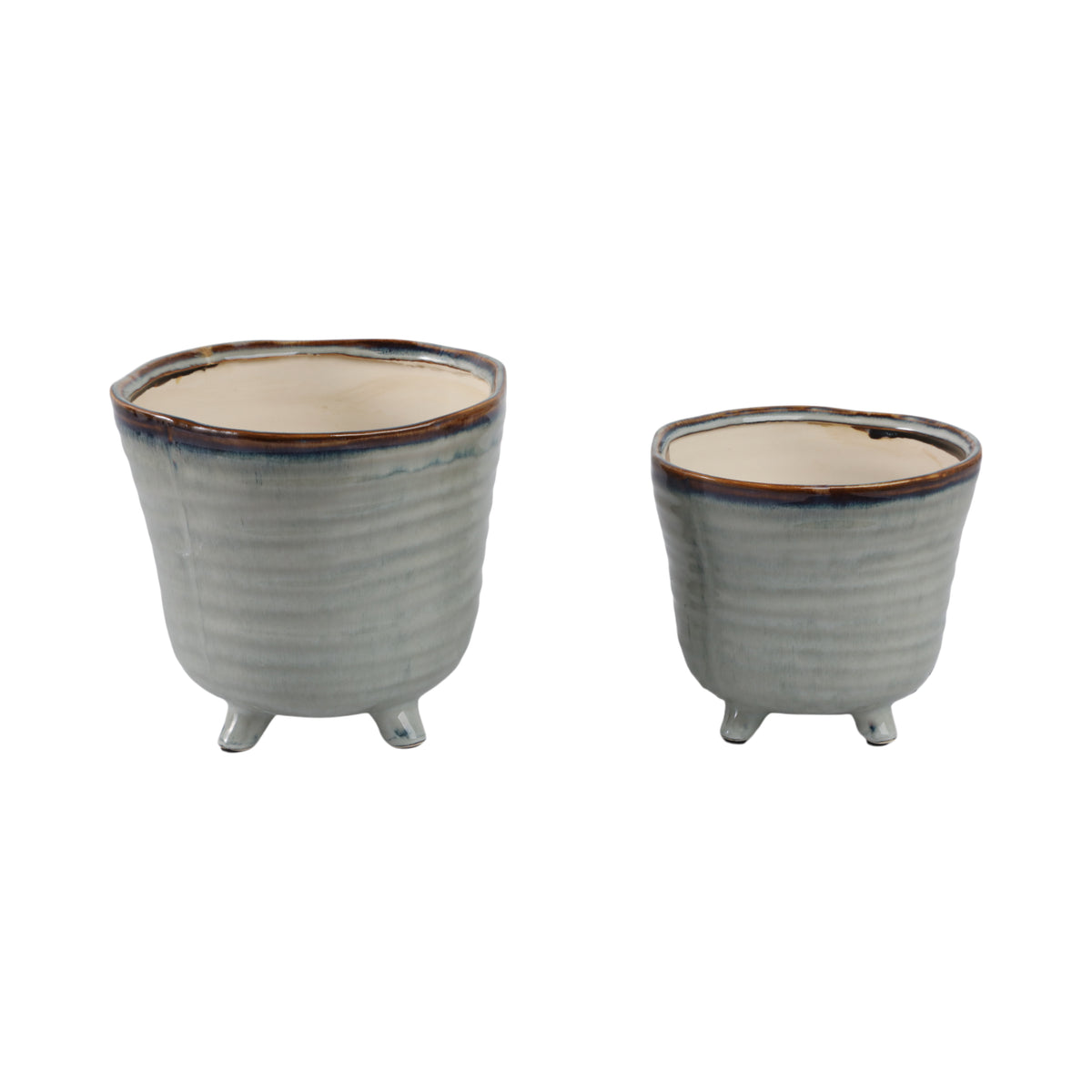 Rexdale Blue Planters (Set of 2)
