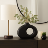 Griffinmoor Black Medium Vase