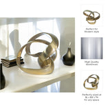 Dashport Gold Aluminum Knot Sculpture