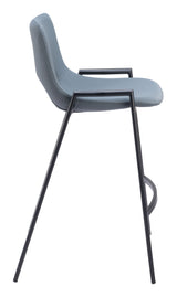 Desi Azure Gray Counter Stool (Set of 2)