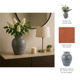 Carlinrose Blue/White Medium Vase
