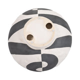 Lindcove Black/White Contemporary Deep Bowl