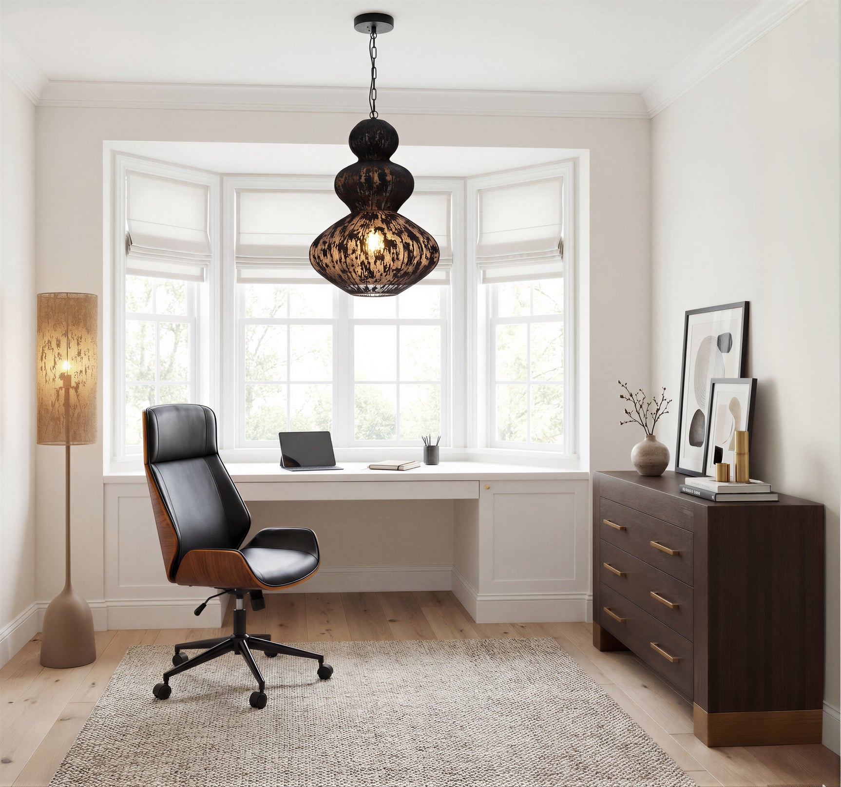 Kali Black Ceiling Lamp