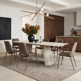 Desi Brown & Walnut Dining Chair (Set of 2)