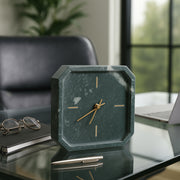 Valestone Green/Gold Clock