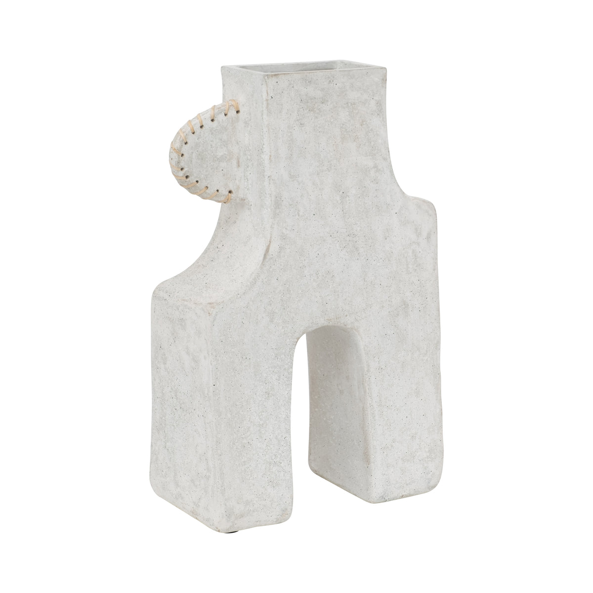 Midland White Ecomix Abstract Vase