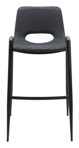 Desi Black Barstool (Set of 2)