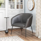 Quinten Vintage Gray Accent Chair