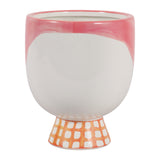 Garsonholm Pink/White/Orange Planter