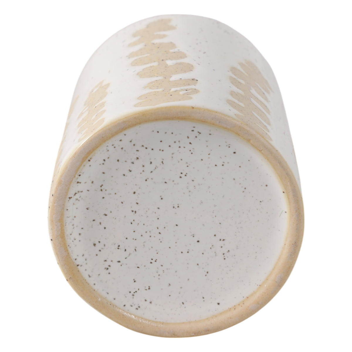 Ponca Ivory/Tan Wild Plant Pencil Cup