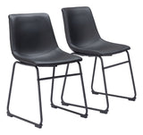 Smart Black Dining Chair (Set of 2)