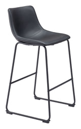 Smart Black Barstool (Set of 2)