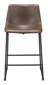 Smart Vintage Espresso Counter Stool (Set of 2)