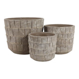 Houstonhaven Gray/Ivory Planters (Set of 3)