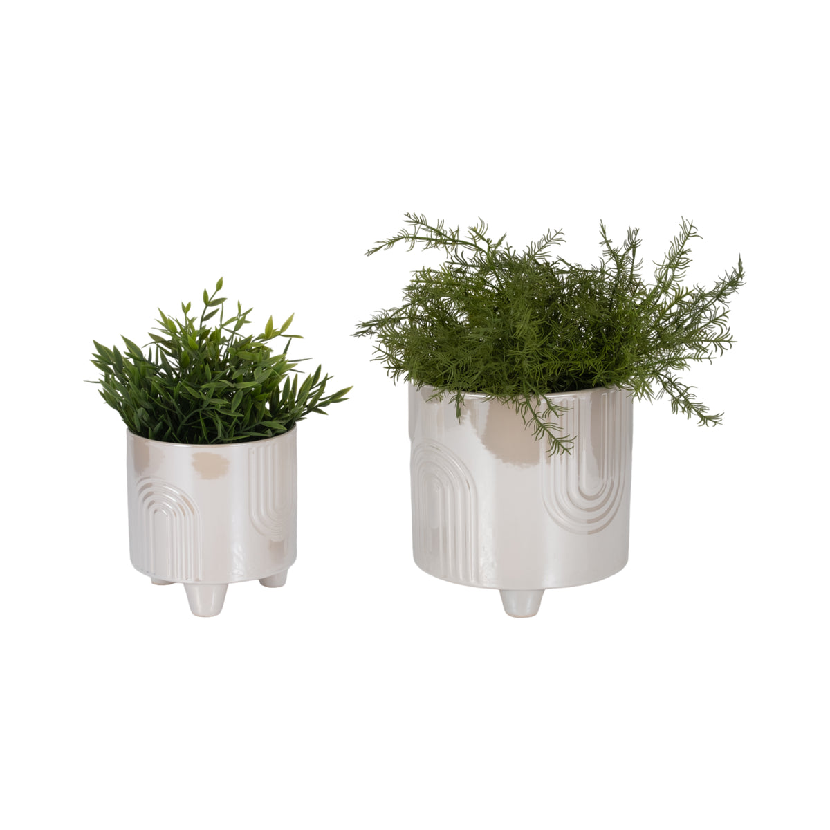 Jasperway Ivory/Tan Planters (Set of 2)