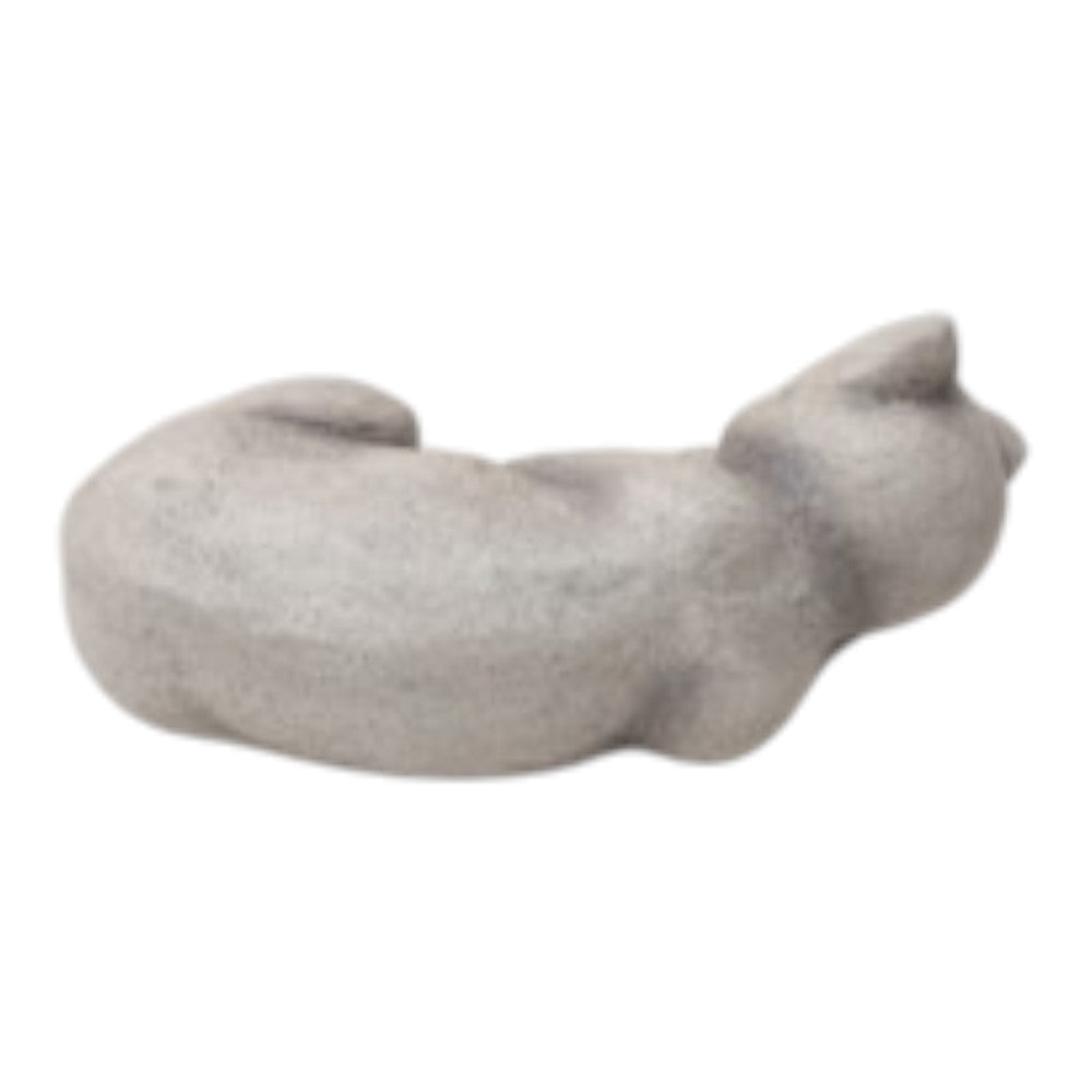 Higby Tan Resin Sleeping Cat