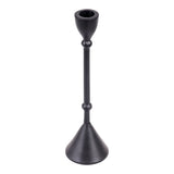 Grayson Black Large Modern Dot Taper Holder
