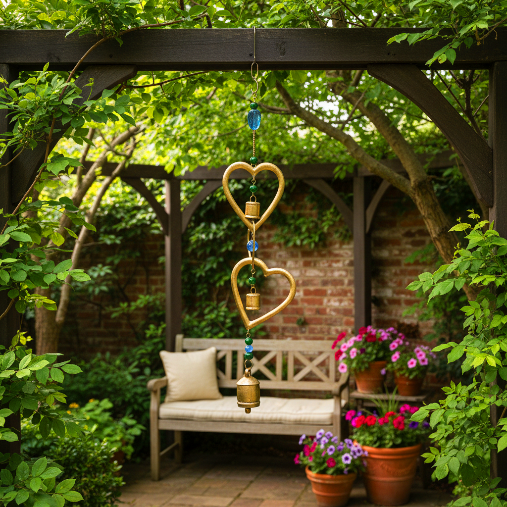 Bowenton Gold/Blue Wind Chime