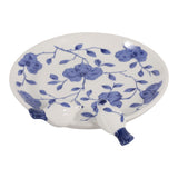 Foleymill Blue/White Floral Cinoiserie Bird Bath Birding
