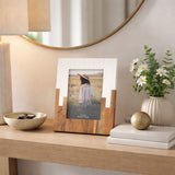 Los Alamos Natural/White Small Resin 2-Toned Frame