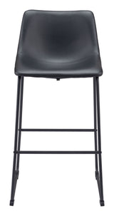 Smart Black Barstool (Set of 2)