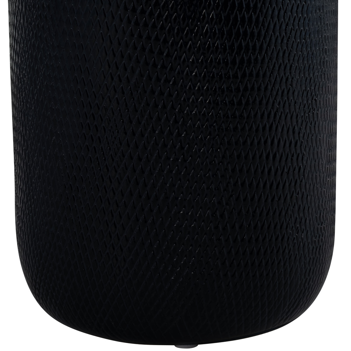 Coromar Navy Blue Small Ceramic Grooved Vase